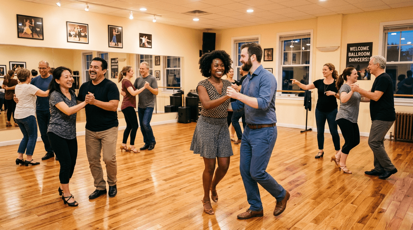 Inside the Chatham Social Club dance studio