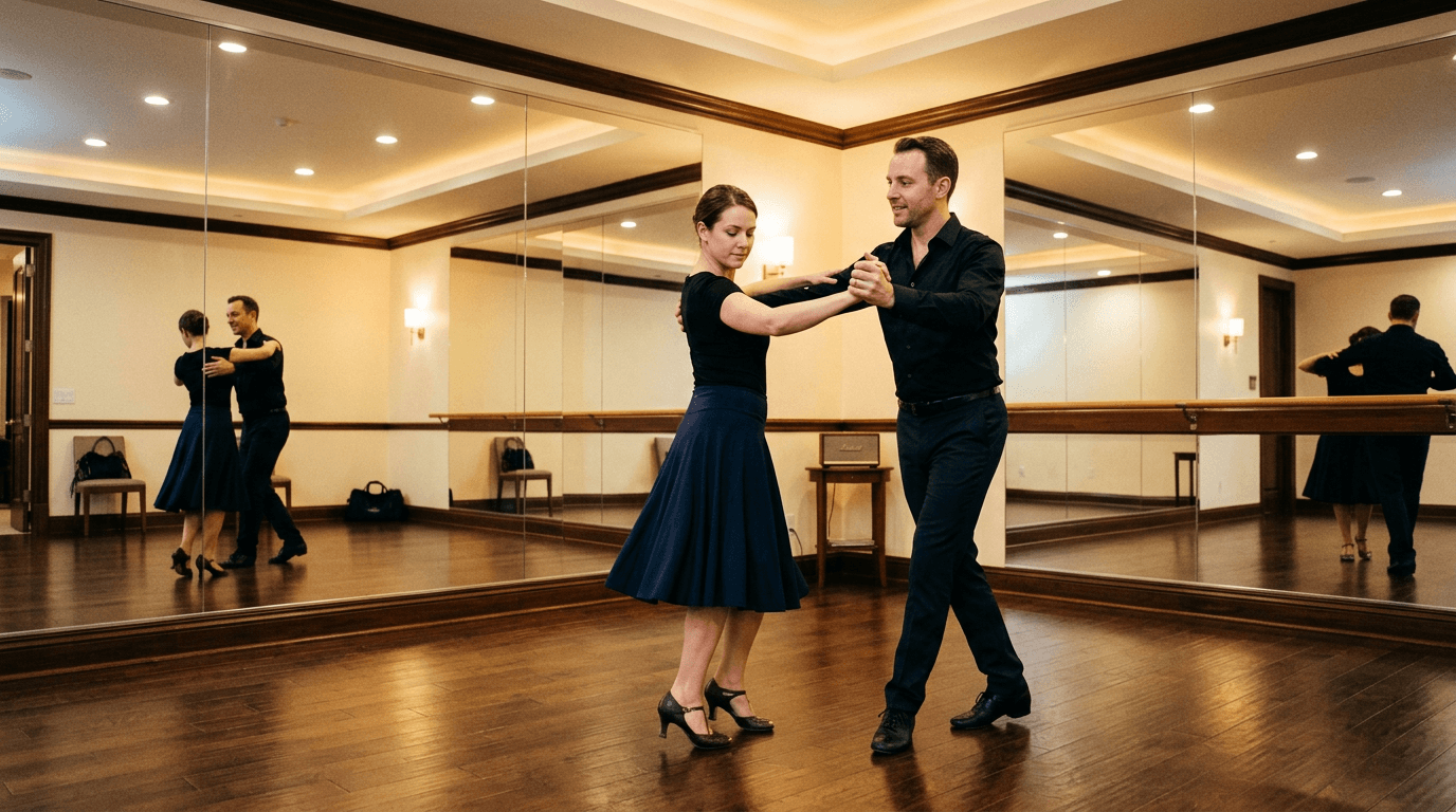 Private one-on-one dance lesson